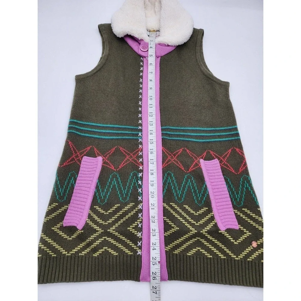 Matilda Jane Make believe Big Idea Vest Girls Size 14 Colorful
